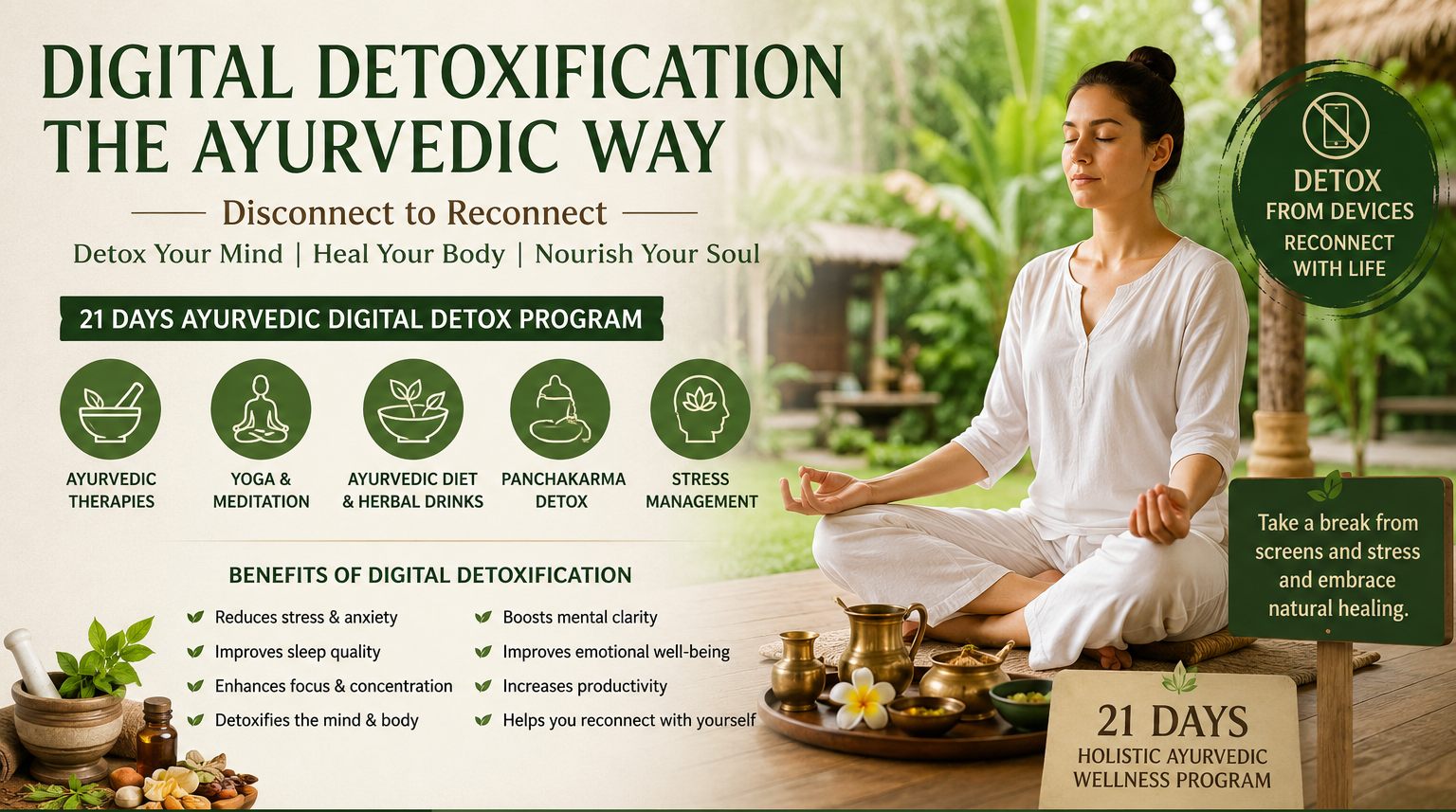 Digital Detoxification Ayurveda